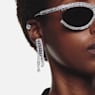 Gafas de sol, Forma ovalada, SK6006, Negras - Swarovski, 5679553