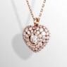 Hyperbola 鏈墜, 水晶珍珠, 心形, 白色, 鍍玫瑰金色調 - Swarovski, 5680402