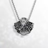 Pendentif et broche Idyllia, Coquillage, Long, Bleus, Finition mix de métal - Swarovski, 5683032