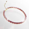 Millenia Tennis necklace, Octagon cut, Pink, Gold-tone plated - Swarovski, 5683429