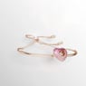 Hyperbola 手鐲, 心形, 粉紅色, 鍍玫瑰金色調 - Swarovski, 5683581