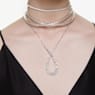 Meteora Bileklik, Kar pavé, Beyaz, Rodyum kaplama - Swarovski, 5684242