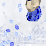 Holiday Cheers Dulcis Bell Ornament, Blue - Swarovski, 5688314
