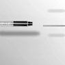 Crystalline Lustre ballpoint pen, Silver tone, Mixed metal finish - Swarovski, 5688637