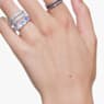 Imber Tennis bracelet, Round cut, Black, Ruthenium plated - Swarovski, 5689421