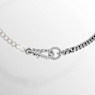 Dextera necklace, Pavé, Crystal pearl, White, Rhodium plated - Swarovski, 5689634