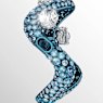 Bracciale rigido Sublima, Taglio misto, Blu, Finitura blu - Swarovski, 5692102
