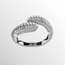 Bracelete Sublima, Marcante, Crystal Pearl, Lapidação redonda, Branca, Lacado a ródio - Swarovski, 5692108