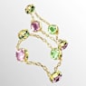 Chroma 項鏈, 八角形切割, 彩色, 鍍金色色調 - Swarovski, 5695863