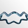 Gargantilla Sublima, Tallas mixtas, Azul, Acabado en azul - Swarovski, 5699521