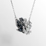 Swan Kolye, Kuğu, Siyah, Karışık metal yüzey - Swarovski, 5705721