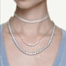 Matrix 뱅글, 바게트 컷, 옥타곤 쉐입, 블루, 루테늄 플래팅 - Swarovski, 5705776