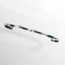 Matrix bangle, Baguette cut, Octagon shape, Green, Rhodium plated - Swarovski, 5705785