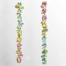 Gema drop earrings, Asymmetrical design, Mixed cuts, Long, Multicolored, Gold-tone plated - Swarovski, 5705809
