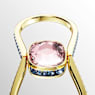 Anello Chroma, Taglio Cushion, Multicolore, Placcato color oro - Swarovski, 5706306