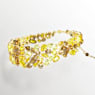 Gema choker, Mixed cuts, Yellow, Gold-tone plated - Swarovski, 5708713