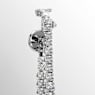 Orecchini pendenti Matrix, Sfumatura di tagli Round, Bianchi, Placcato rodio - Swarovski, 5709257