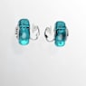 Dulcis Ohrclips, Herzschliff, Pavé, Herz, Blau, Rhodiniert - Swarovski, 5714385