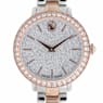 Watch, Swiss Made, Metal bracelet, Silver tone, Rose gold-tone finish - Swarovski, 5715028