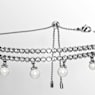 Ariana Grande x Swarovski choker, Crystal pearl, Round cut, White, Rhodium plated - Swarovski, 5720865
